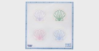 Scallop Shells Coaster Set by Penny Linn Designs (thumbnail)