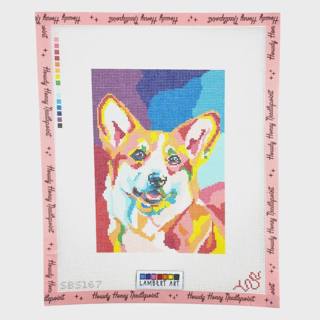 Tie Dye Corgi by Spellbound Stitchery (thumbnail)