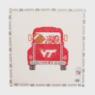 Virginia Tech Vintage Truck by Needlepoint by Laura (thumbnail)