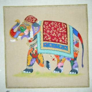 painted elephant by Tapestry Fair (thumbnail)