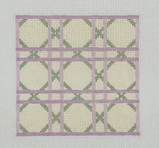 Lavender Cane Coaster by Penny and Penny (thumbnail)