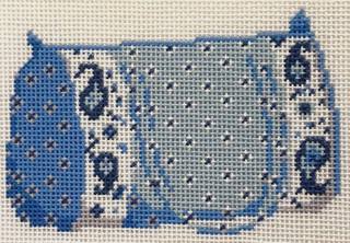 French Duffle Purse - Blue by Ann Kaye Studio (thumbnail)