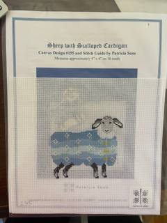 Sheep w/ Scalloped Cardigan w/SG by Patricia Sone (thumbnail)