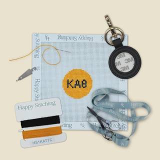 Kappa Alpha Theta Happy Stitching All-In-One Key Fob/Bag Tag Kit by Happy Stitching (thumbnail)
