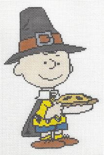 Thanksgiving Charlie Brown by Officially Needlepoint (thumbnail)
