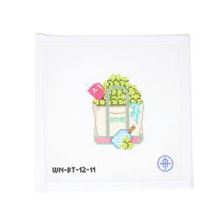 Pickleball Tote by Wheelhaus Needlepoint (thumbnail)