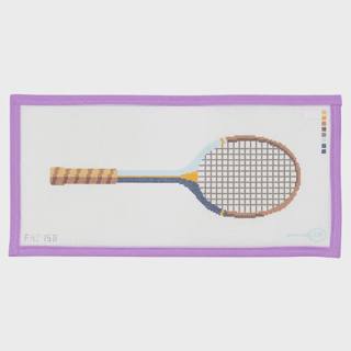 Vintage Tennis Racquet - Blue by Frances Abel Studio (thumbnail)