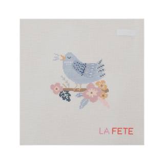 12 Days Of Christmas - Four Calling Birds Hand Painted Needlepoint Canvas by La Fete Needlepoint (thumbnail)