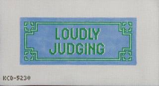 Loudly Judging Canvas by KCN Designers (thumbnail)