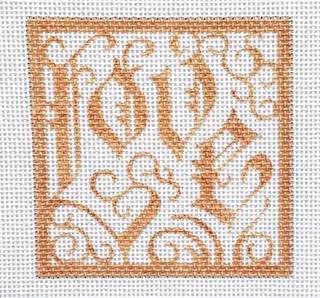 Love Gold Square by Heidi Stanley Designs (thumbnail)