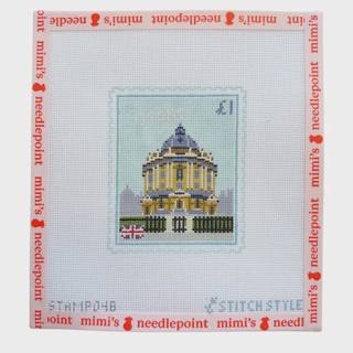 Oxford, England Stamp by Stitch Style Needlepoint (thumbnail)