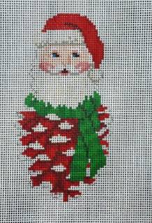 M-Pinecone Santa by Liz Goodrick-Dillon (Tapestry Tent, via Susan Roberts) (thumbnail)