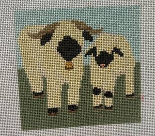 Mom and Baby Sheep by Jennifer Hall (thumbnail)