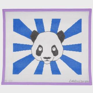 Panda Bear with Blue Rays by Little Bird Designs (thumbnail)