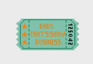 Show Business Ticket by Atlantic Blue Canvas (thumbnail)