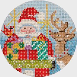 Santa & Reindeer by Alice Peterson (thumbnail)