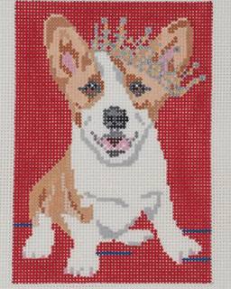 Corgi Queen by Blue Ridge Stitchery (thumbnail)