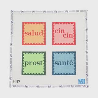 Cheers Coasters - Multi by Maura Nolan Designs (thumbnail)