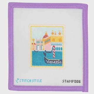 Venetian Gondola Stamp by Stitch Style Needlepoint (thumbnail)