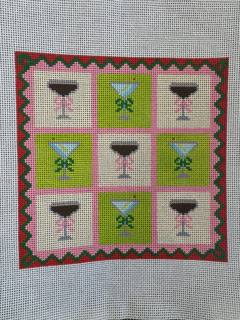 Tic Tac Tini Needlepoint Game Set by Ivy Thread Needlepoint (thumbnail)