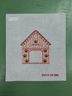 Pink Dog House Frame by Danji Designs (thumbnail)