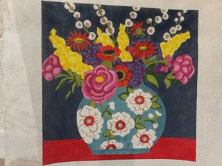 Chinoisserie Vase w/ Bouquet by Alice Peterson (thumbnail)