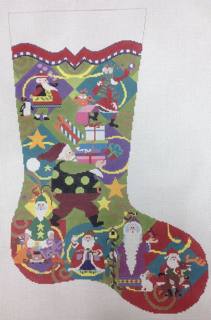 santa delivery by Ruth Schmuff Design (Bedecked & Beadazzled) (thumbnail)