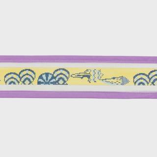 Blue Shells on Yellow Belt by CBK Needlepoint (thumbnail)