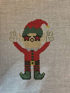 Influencer Elf Canvas by Poppy J Stitches (thumbnail)