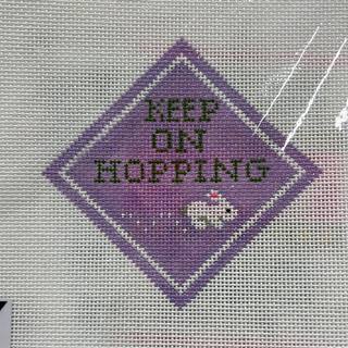 KEEP ON HOPPING ORNAMENT ESS07 by Kimberly Ann Needlepoint (thumbnail)