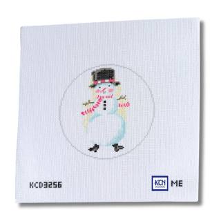 Snowman Ornament Needlepoint Canvas by KCN Designers (thumbnail)