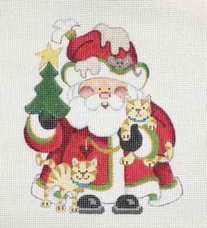 santa with cats by Strictly Christmas (thumbnail)