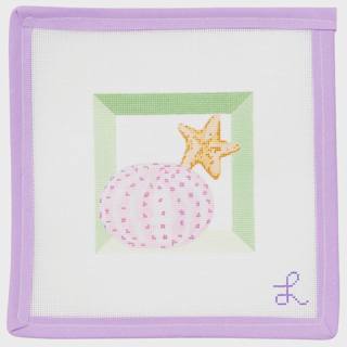 Sea Urchin Shadow Box Coaster by Lycette Designs (thumbnail)