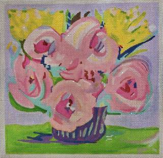 limbo roses by Kate Dickerson Needlepoint Collections (thumbnail)