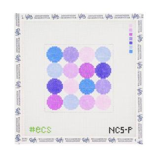 Purple Sampler 5 x 5 by Elizabeth Crane Swartz (thumbnail)