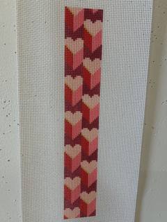 Expanding Hearts Key Fob by La Fete Needlepoint (thumbnail)