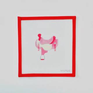 Pink Saddle Ornament by Raymond Crawford (thumbnail)