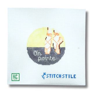 On Pointe Canvas by Stitch Style Needlepoint (thumbnail)