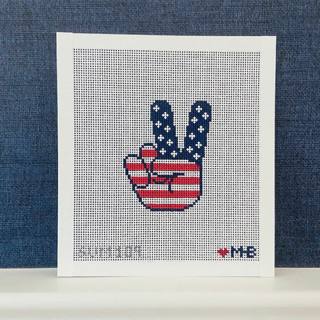 Peace Sign Flag by Love MHB Studio (thumbnail)