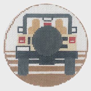 Off Road Monogram Round by Rachel Donley (thumbnail)