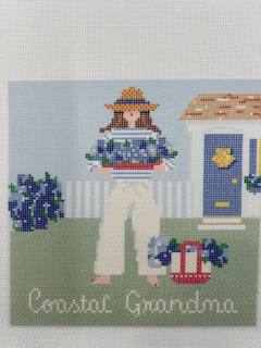 Coastal Grandma -JV by Jennifer Vallez Needlepoint (thumbnail)