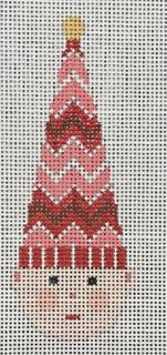 Red Zig Zag Elf Ornament by A Stitch in Time (thumbnail)