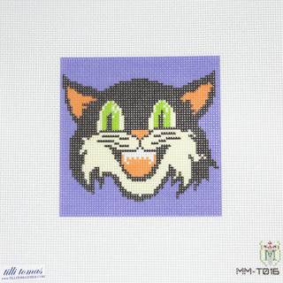 Black Cat Canvas by Tilli Tomas (thumbnail)