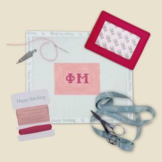 Phi Mu Happy Stitching All-In-One Card Wallet Kit by Happy Stitching (thumbnail)
