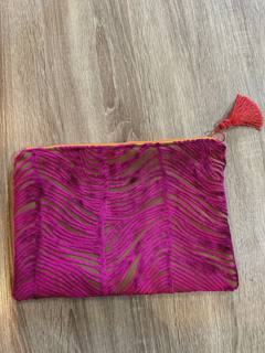 Anna Clutch 007 orange zipper by Colors of Praise Art Studio (thumbnail)