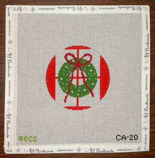 Card Art Ornament - Holiday Door by Elizabeth Crane Swartz (thumbnail)