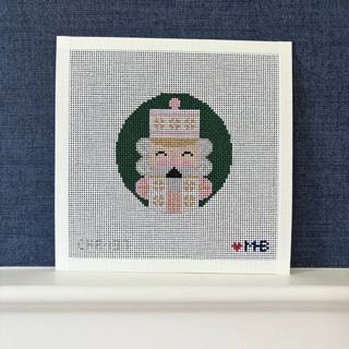 Nutcracker Elliot Round Canvas by Love MHB Studio (thumbnail)