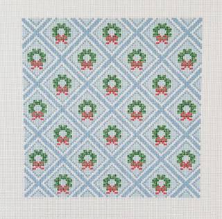 Wreath Trellis 8x8 by Goodpoint Needlepoint (thumbnail)