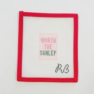 Worth The Schlep Luggage Tag by Rachel Barri Designs (thumbnail)