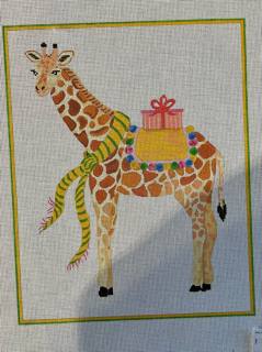 Party Animal GIraffe by Kate Dickerson Needlepoint Collections (thumbnail)